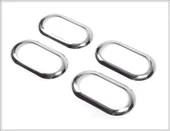 Dacia Sandero Krom Iç Kapı Kolu Çerçevesi 2006-2011 Paslanmaz Çelik thumbnail 2