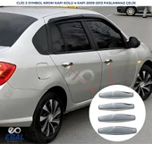 Renault Clio 3 Symbol Krom Kapı Kolu 4 Prç. 2009-2013 P.çelik thumbnail 1