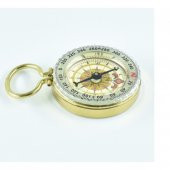 Zarif Yuvarlak Pirinç Pusula,fosforlu - 2