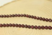 Lal (Granat) (Garnet) Taşı Dizi 4-4.5mm Aralığı - 4