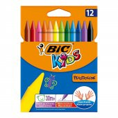 Bic Pastel Boya Keçeli Boya Metal Tüp Kuru Boya 12 li ve Resim Defteri - 3