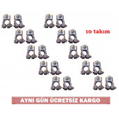 (10 Takım) Kurşun Akü Kutup Başı Otomotiv-Marin - 1