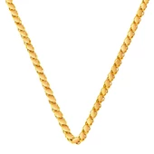 Halep Pullu Altın Zincir - 55 cm - 1