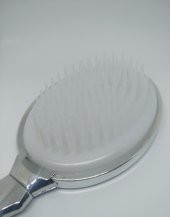 Camomile 4lü Broş Ayna Fırça Pudralık Seti Mat Beyaz 301 - 5