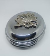 Camomile 4lü Broş Ayna Fırça Pudralık Seti Mat Beyaz 301 - 8