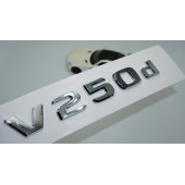 DK Tuning V 250d Bagaj Krom ABS 3M 3D Yazı Logo Benz İle Uyumlu - 1