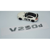 DK Tuning V 250d Bagaj Krom ABS 3M 3D Yazı Logo Benz İle Uyumlu - 2