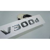 DK Tuning V 300d Bagaj Krom ABS 3M 3D Yazı Logo Benz İle Uyumlu - 1