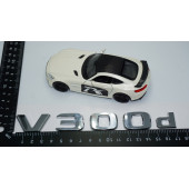 DK Tuning V 300d Bagaj Krom ABS 3M 3D Yazı Logo Benz İle Uyumlu - 4