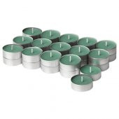 30 Lu Çimen ,Baharat Kokulu Mum MeridyenDukkan Çim Kokusu Mini Mum 3.8 Cm Açık Yeşil - 1