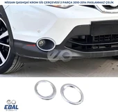 Nissan Qashqai  Krom Sis Farı Çerçevesi 2 Parça 2010-2014 - 1