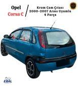 Opel Corsa C Krom Cam Çıtası 4 Parça 2000-2007 P. Çelik thumbnail 4