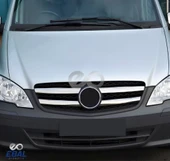 Mercedes Vito W639 Krom Ön Panjur 4 prç. 2010-2014 P. Çelik thumbnail 3