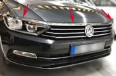 Vw Passat B8 Krom Ön Panjur+ Far Üzeri Çıta 3 Prç. 2015-2019 Arası P.çelik - 1