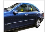 M. Benz C Klasse W203 Krom Cam Çıtası 4 prç. 2000-2007 P.Çelik - 1