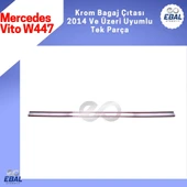 Mercedes Vito W447 Krom Bagaj Çıtası 2014 Üzeri P. Çelik thumbnail 5