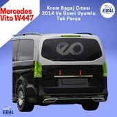 Mercedes Vito W447 Krom Bagaj Çıtası 2014 Üzeri P. Çelik thumbnail 3