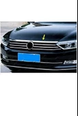 Vw Passat B8 Krom  Far Üstü Çıta Ön Panjur 1 Prç. 2015-2019 Arası P. Çelik - 1