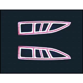 Citroen Berlingo Krom Stop Çerçevesi 2 pcs  2008 üzeri P.ÇELİK - 4