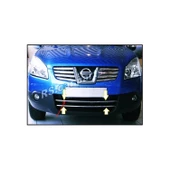 Nissan Qashqai Krom Ön Tampon Çıtası 2 prç. 2007-2010 P. Çelik thumbnail 3
