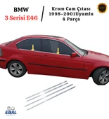 BMW 3 Serisi E46 Krom Cam Çıtası 4 Parça 1998-2001 P.Çelik (COUPE) thumbnail 1