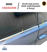 BMW 3 Serisi E46 Krom Cam Çıtası 4 Parça 1998-2001 P.Çelik (COUPE) thumbnail 3