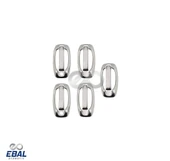 Opel Combo Krom Kapı Kolu 5 Kapı 10 Parça (SET) 2012-2018 Paslanmaz Çelik thumbnail 2