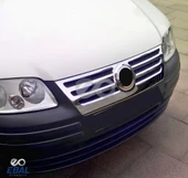 VW Caddy Krom Ön Panjur 1 prç. 2004 Üzeri P. Çelik Formlu thumbnail 2