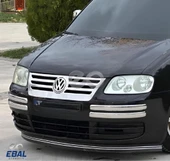 VW Caddy Krom Ön Panjur 1 prç. 2004 Üzeri P. Çelik Formlu thumbnail 5