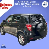 Daihatsu Terios Krom Cam Çıtası 4 Parça 2006-2017 Arası Paslanmaz Çelik - 4