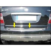 Mercedes ML W164 Krom Alt Bagaj Çıtası 2005-2011 P. Çelik thumbnail 1