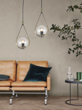 TT Aydınlatma TT024-2Y-SY-ESK  Mat Siyah-Eskitme 2 li Yuvarlak Avi thumbnail 2