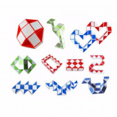 24 PARÇA MAGİC SNAKE RUBİK YILAN ZEKA KÜPÜ KÜÇÜK BOY - 1