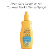 Avon Care Çocuklar için Turkuaz Renkli Güneş Spreyi SPF30 150 ml - 1