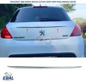 Peugeot 308 Krom Bagaj Çıtası 2007-2013 Arası P.Çelik thumbnail 1