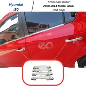Hyundai i20 Krom Kapı Kolu 4 Kapı 2008-2014 ARASI Paslanmaz Çelik thumbnail 2