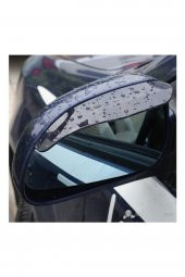 2 Adet Araba Oto Araç Ayna Yağmur Koruyucu Rüzgarlık Yağmurluk - 3