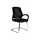 ECEMİCE Fileli Ofis Koltuğu U Krom Ayak Bekleme Misafir Koltuğu Çalışma Koltuğu U Ayak - 1