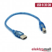 Arduino Uno - Mega Usb B Tipi Kablo 30Cm Usb Yazıcı Kablosu - 1