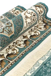 Desenli Şönil Seccade - Yeşil Renk thumbnail 3