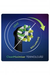Oral-B Cross Action Clean&Maximiser Şarjlı Diş Fırçası Yedek Başlığı Siyah 4lü - 3