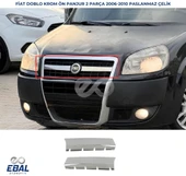 Fiat Doblo Krom Ön Panjur 2 prç. 2006-2010 Arası P. Çelik - 1