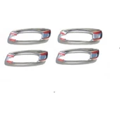 Peugeot Bipper Krom Kapı Kolu Çerçevesi 4 Kapı 2008 Üzeri thumbnail 2