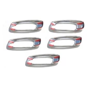 Citroen Nemo Krom Kapı Kolu Çerçevesi 5 Kapı Paslanmaz Çelik thumbnail 2