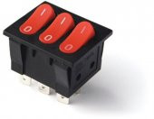 "136" 3lü Işıksız ON/OFF Anahtar - 6 Pin - 1