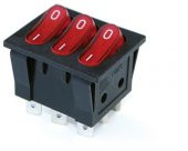 "135" 3lü Işıklı ON/OFF Anahtar - 9 Pin - 1