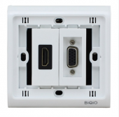 Sıva Altı VGA+HDMI Duvar Prizi - Kablolu - 3
