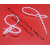 Boncuk Çift Kilitli Kablo Bağı Plastik Kelepçe 3.5X235 100 Adet - 5