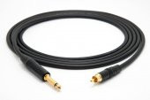 1x RCA - 6.3 mm Mono Kaliteli Kablo - 1.5 Metre - 1