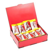 Sevdiklerinize Özel Kırmızı Ahşap Hediye Kutusunda 24 Adet Petito thumbnail 1